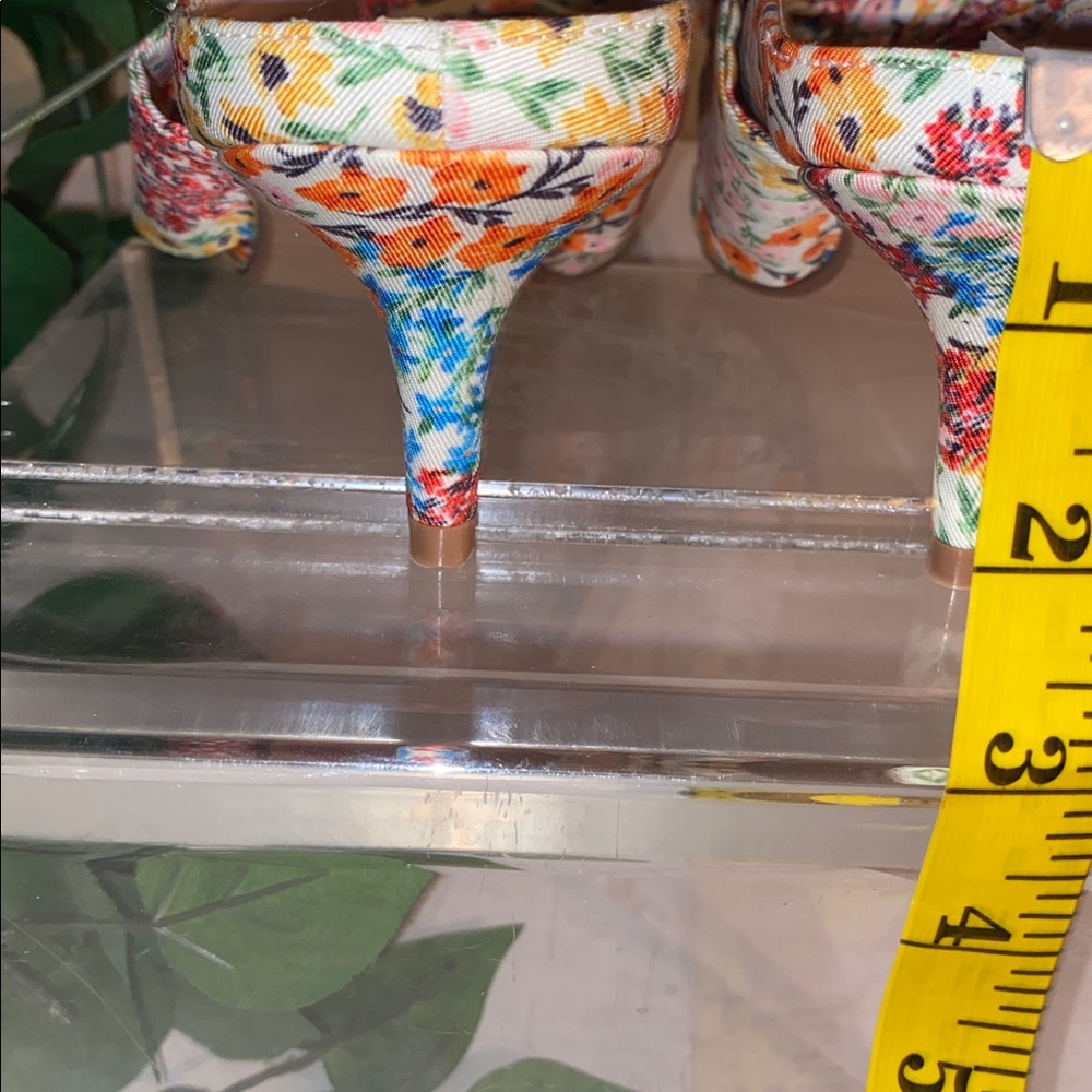 Nannette Multicolor Floral Heels with Bow - Picture 8 of 8